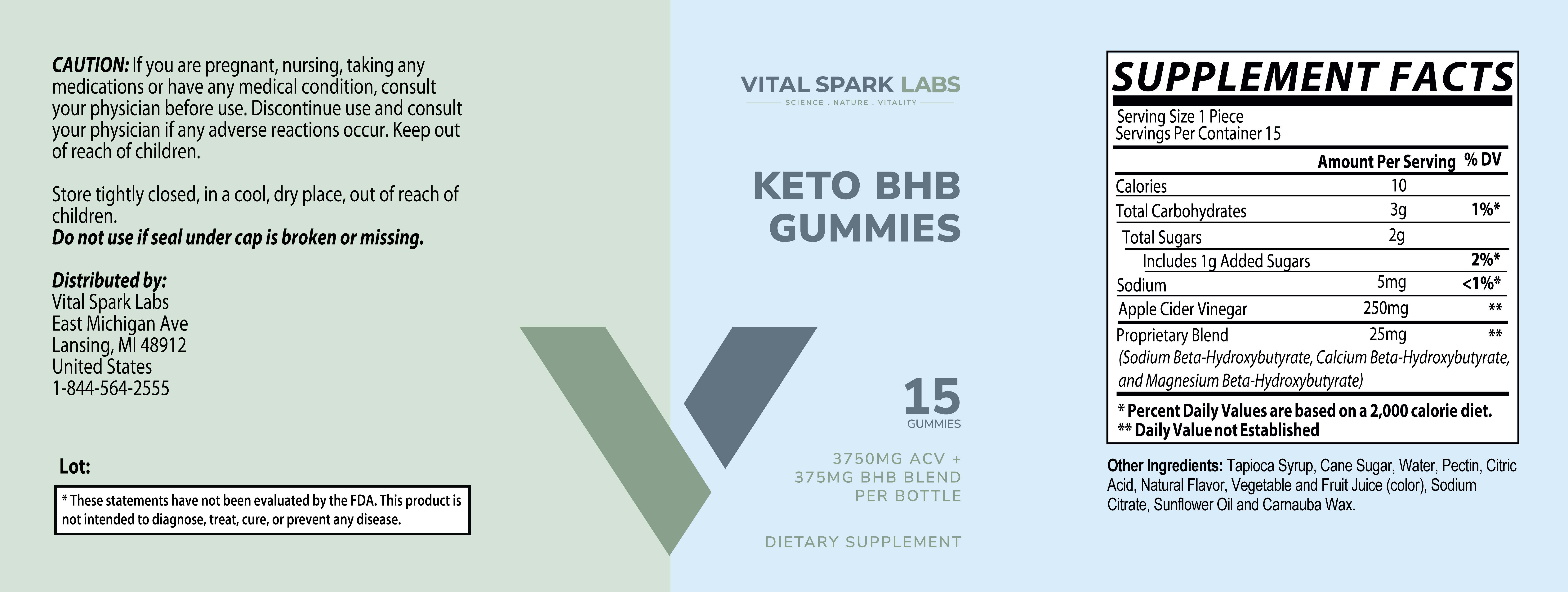 Keto BHB Gummies 15 Count