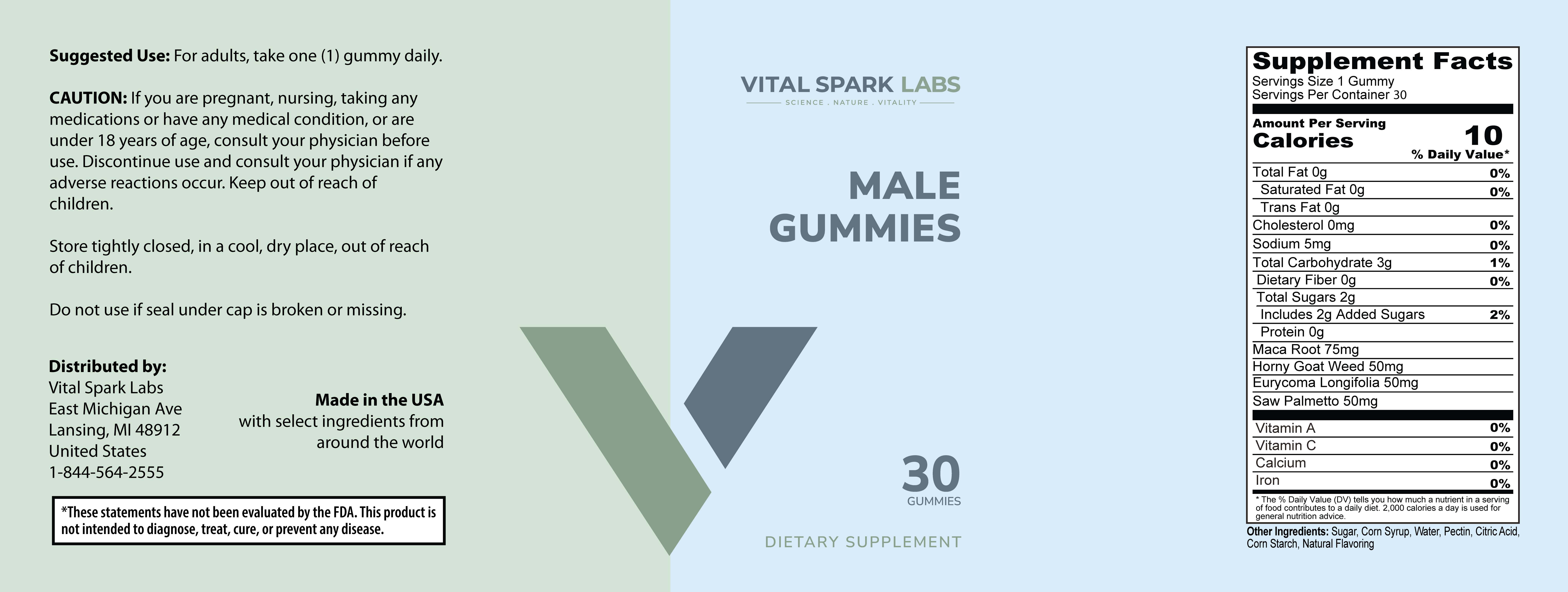 Male Gummies 30 Count