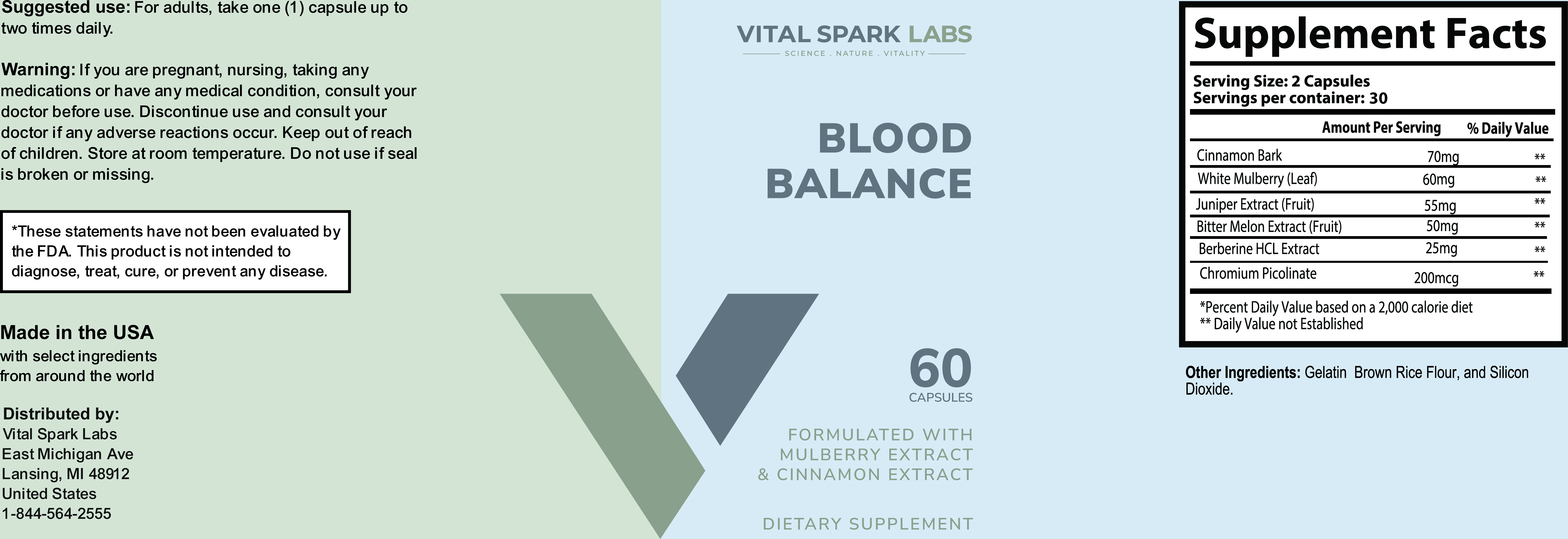 Blood Balance Capsules 60 Count