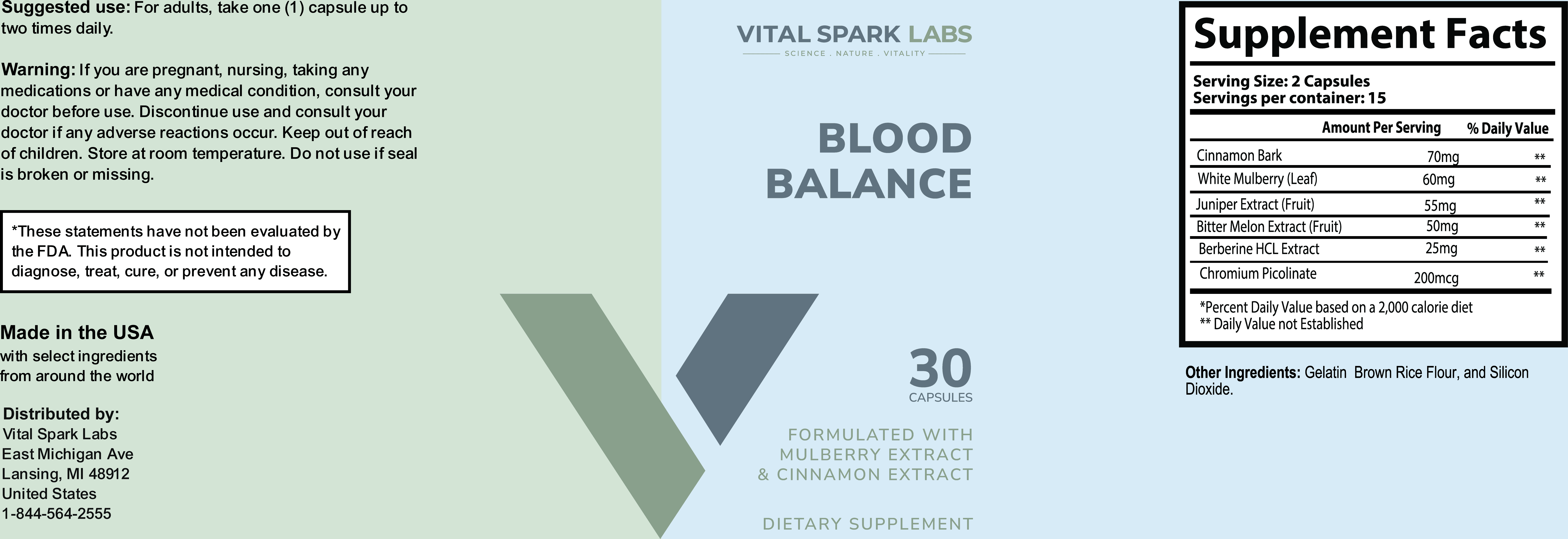 Blood Balance Capsules 30 Count