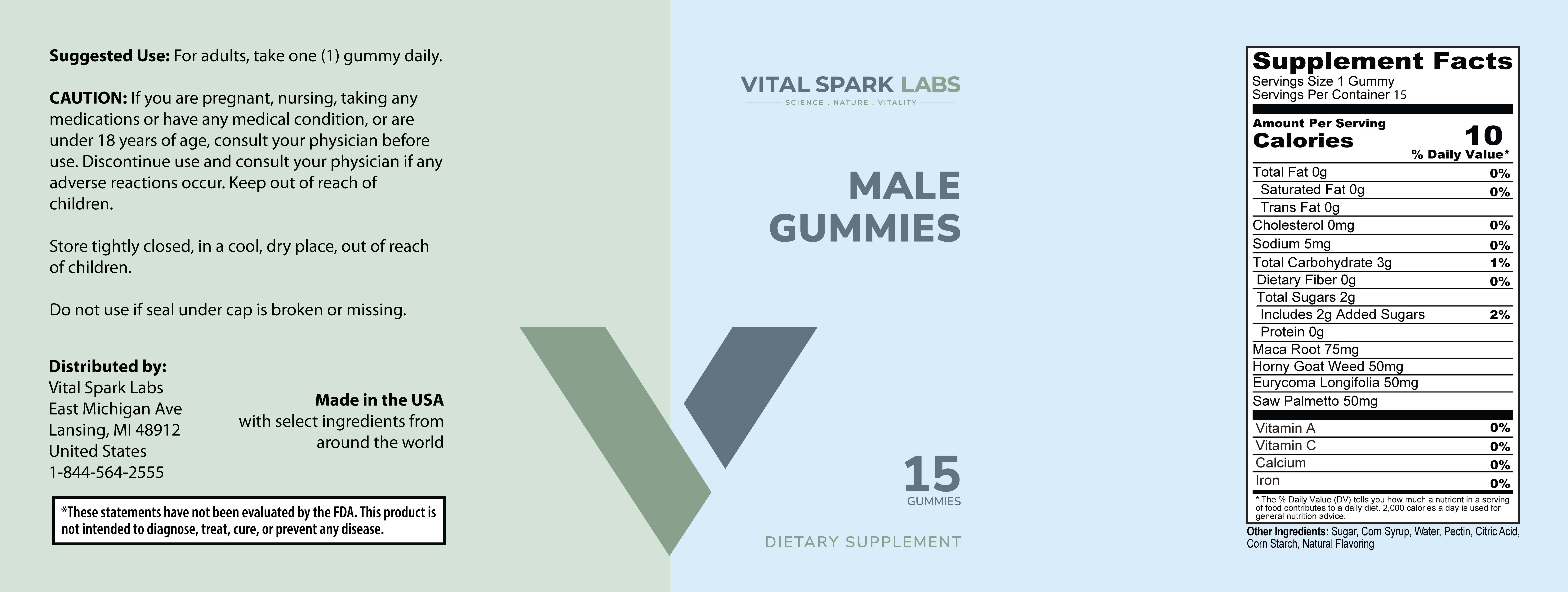 Male Gummies 15 Count